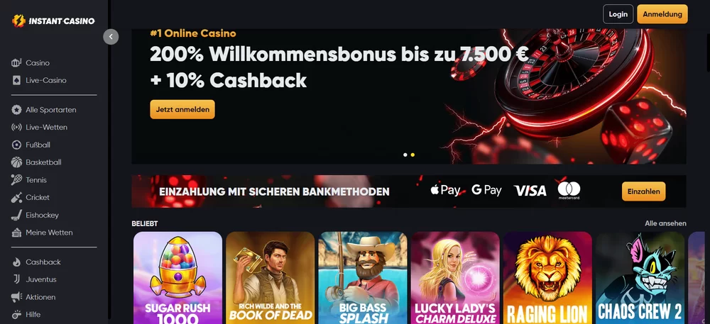 Platz: Instant Casino